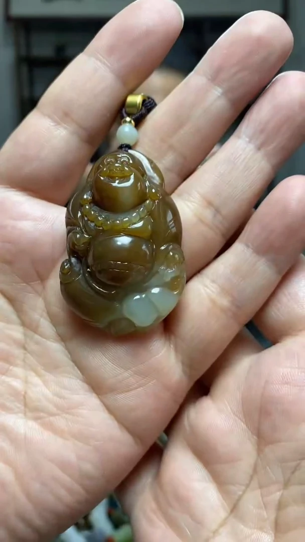 和田玉未镶嵌挂件31