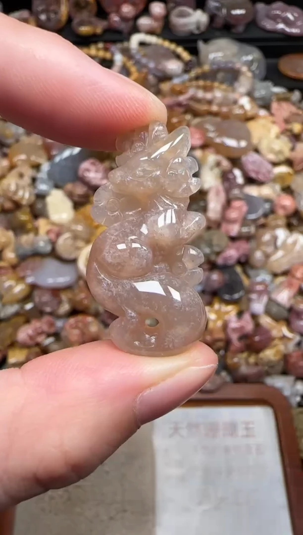 颈饰未镶嵌硅化珊瑚（珊瑚玉）142