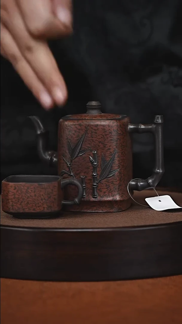 茶壶紫砂原矿紫砂壶