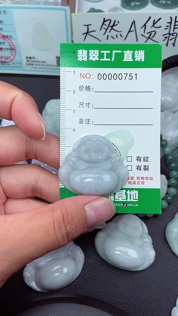 颈饰未镶嵌翡翠缅甸天然翡翠0751