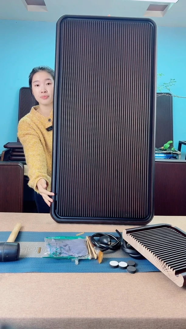 100*50*5千川大板黑胡桃色款式茶盘