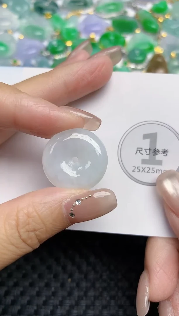 颈饰未镶嵌翡翠 天然缅甸A货翡翠百元以上9元证书费自理