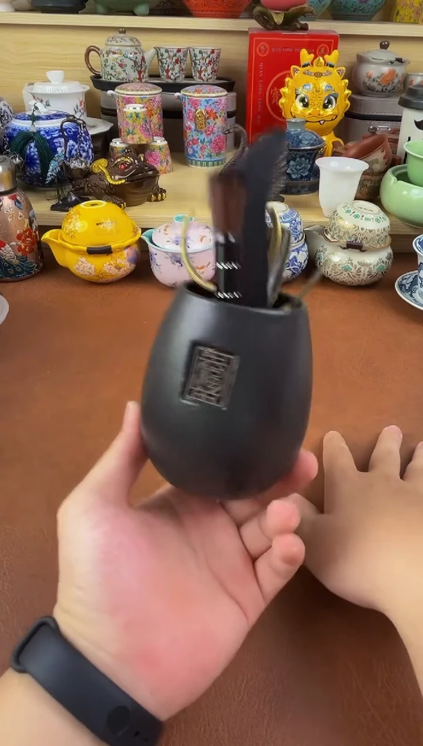 陶瓷茶具摆件旅行套组