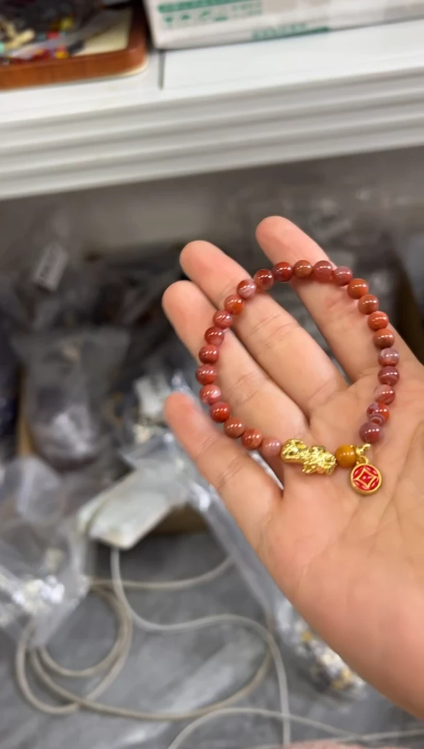 手链未镶嵌南红玛瑙南红玛瑙貔貅款手链[0317]