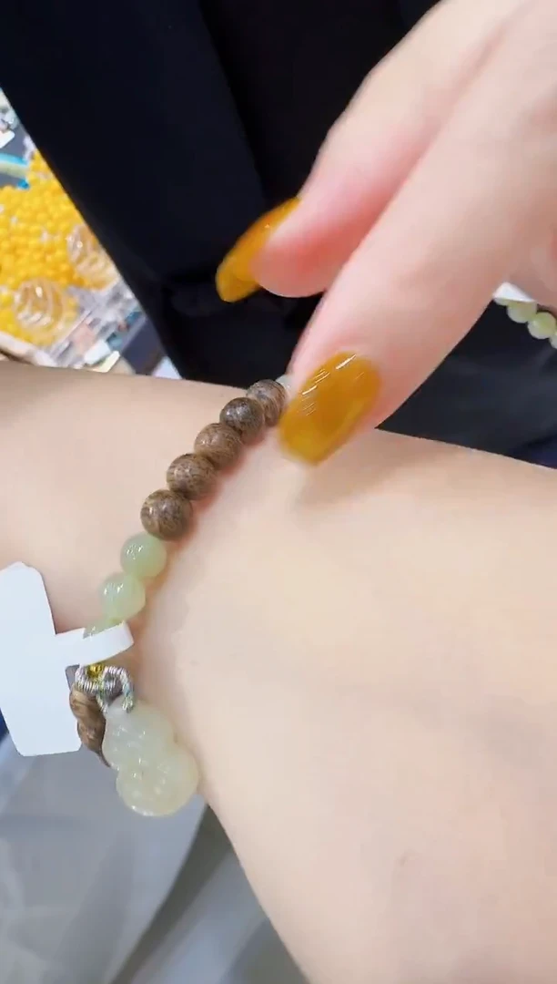 未镶嵌手串和田玉34和田玉手串