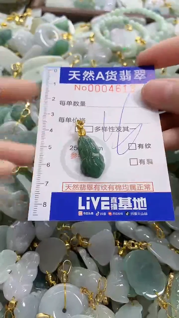 颈饰未镶嵌翡翠天然A货翡翠