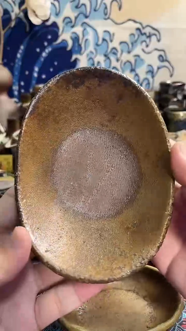 元宝盘日式备前烧茶具茶周边