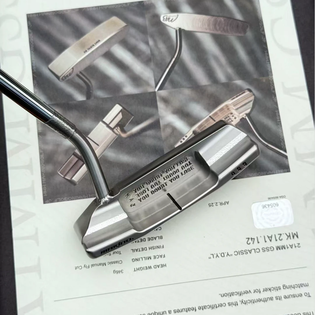 MAKINO高尔夫球杆一字直条型推杆GSS材质日本产正品带证书