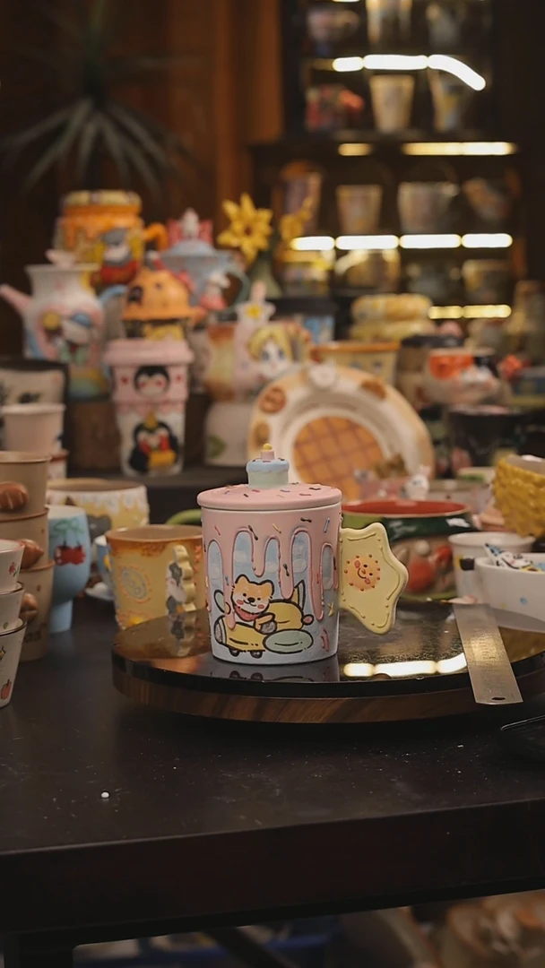 景德镇釉下彩绘设计师款式陶瓷