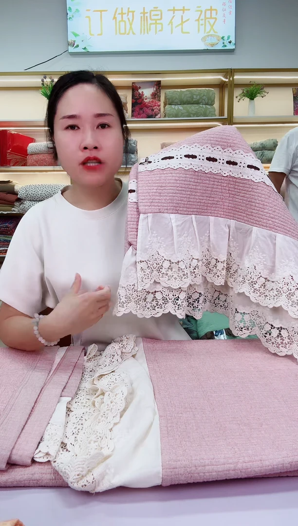 品牌棉麻天丝床盖三件套