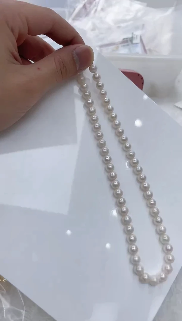 【闪购商品】海水珍珠颈饰银S925镶嵌海水珍珠项链