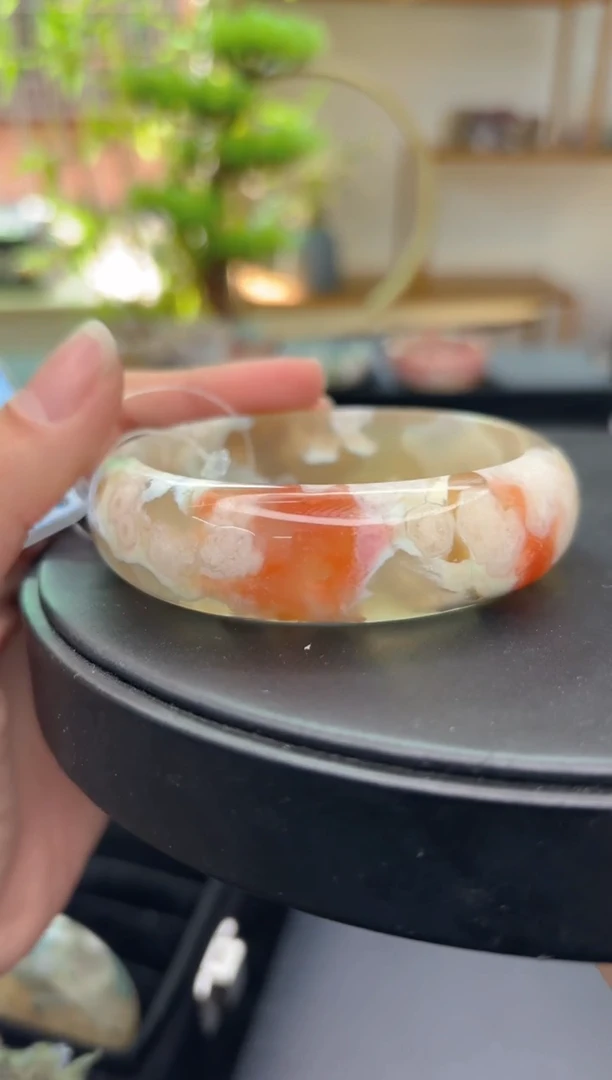 【闪购商品】石英质玉手镯未镶嵌C865(62圈)