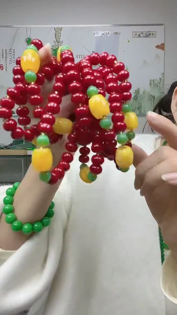 无非金属diy原创红盘珠款