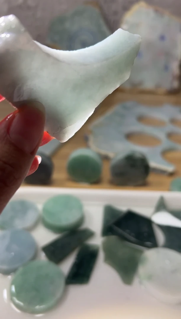 裸石翡翠天然翡翠A货余 南 906