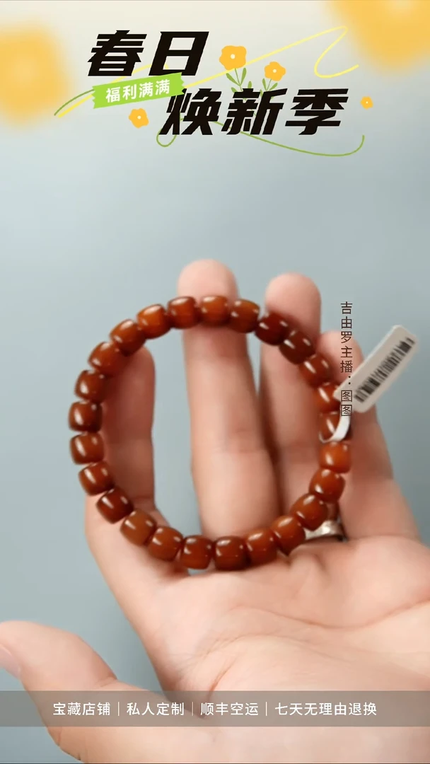 菩提根/象牙果手串菩提根单圈-和T红色