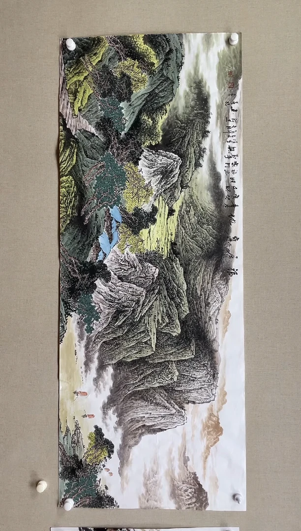 国画180*68 殷新建殷新建殷新建殷新建殷新建