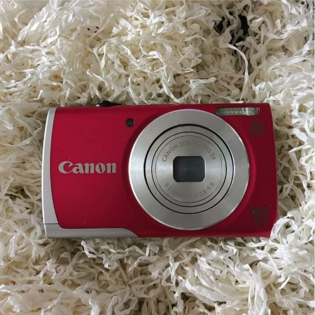 95新 Canon/佳能 佳能A2500红色1600W像素5倍变焦