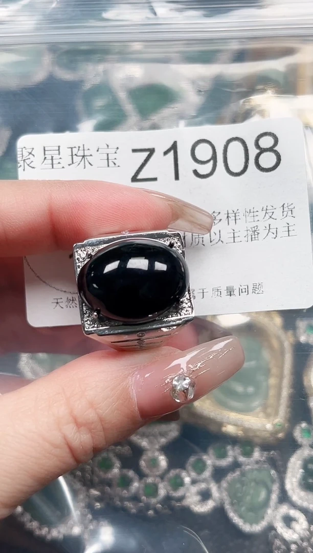 【闪购商品】翡翠颈饰未镶嵌赠皮绳1908