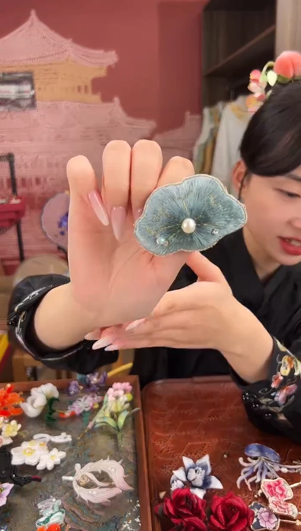 【闪购商品】刺绣苏绣世家非遗手工（胸针）