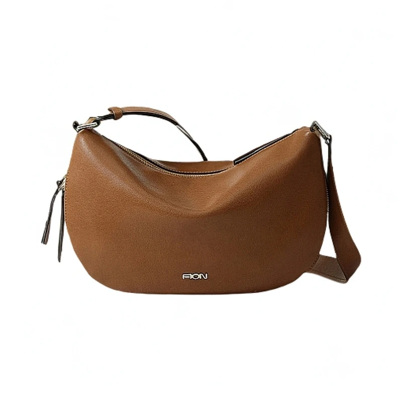 FION菲安妮箱包【欧若风】鎏金软托特包女士单肩包斜挎包FAAFVNG060