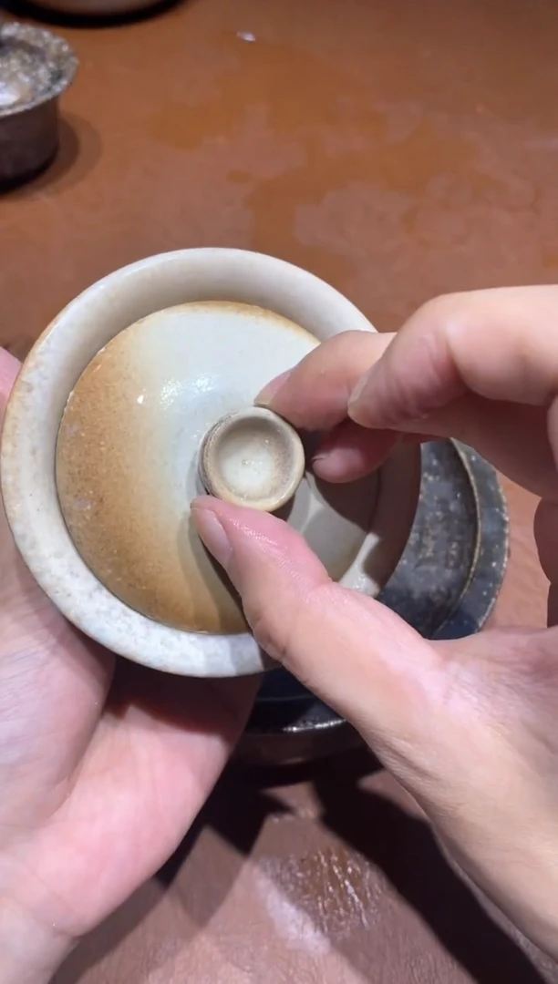 奢瓷/瑞寅柴烧茶器（盖碗）085