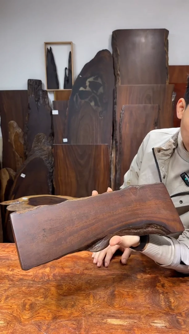 风车木（黑檀木）尺寸43*13*2编号208