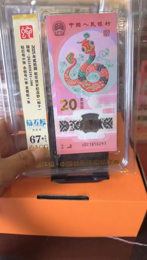 塑料2025蛇钞 爱藏标十 啊啊啊啊
