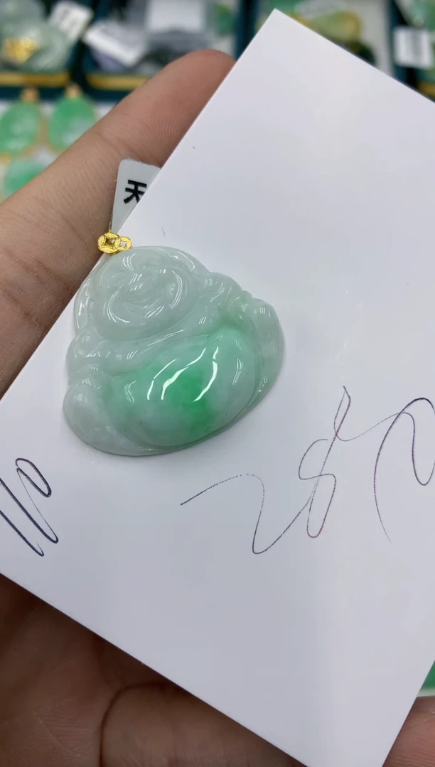 【闪购商品】翡翠颈饰18K金镶嵌号链接111111111