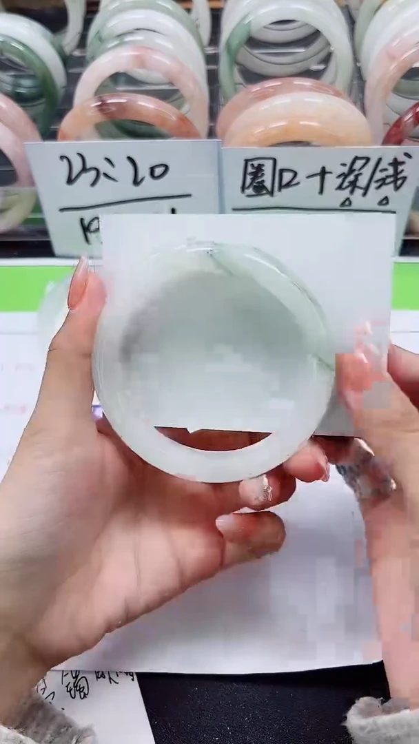 【闪购商品】石英质玉手镯合金A354-59/60