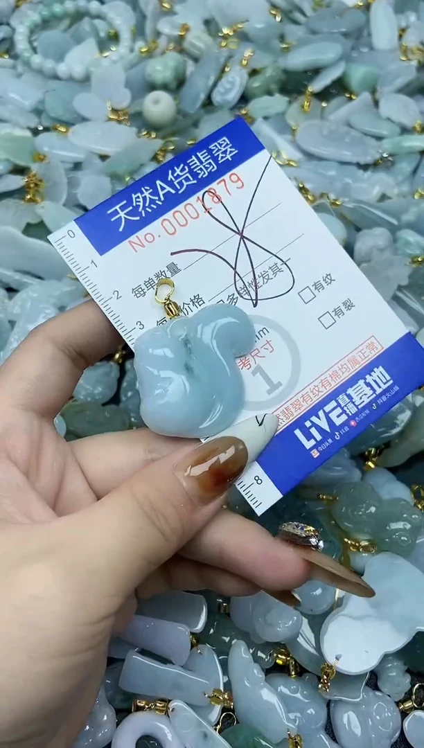 【闪购商品】翡翠颈饰未镶嵌天然A货翡翠