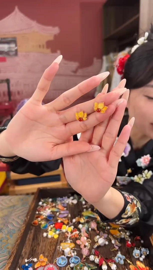 【闪购商品】刺绣苏绣世家非遗手工（耳环）