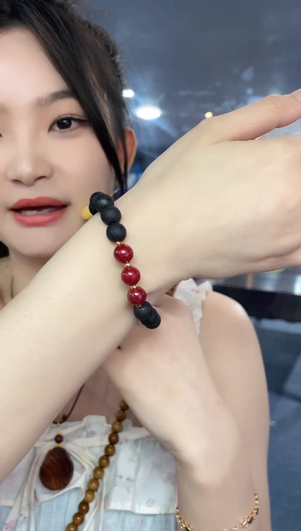 降真香手串/手链降真香1.0圆珠十亩香+晶体砂