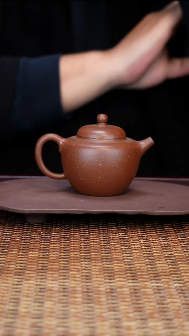 茶壶紫砂汀禾紫砂《禅墩》