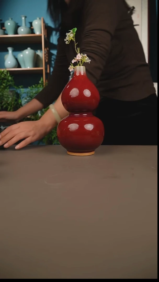 杯钧瓷大葫芦瓶