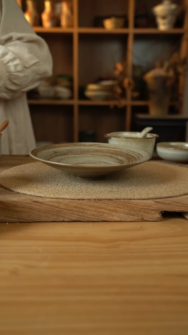 岁月风情系列的9英寸超大飞碟盘1个