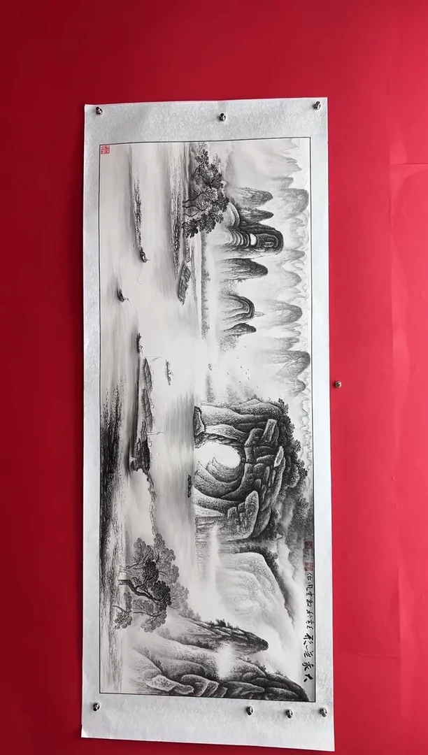 国画娄渊波国画作品-23