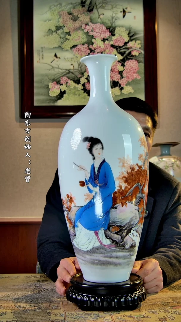 【闪购商品】其他景德镇陶东方陶瓷艺术作品花瓶瓷板画摆件