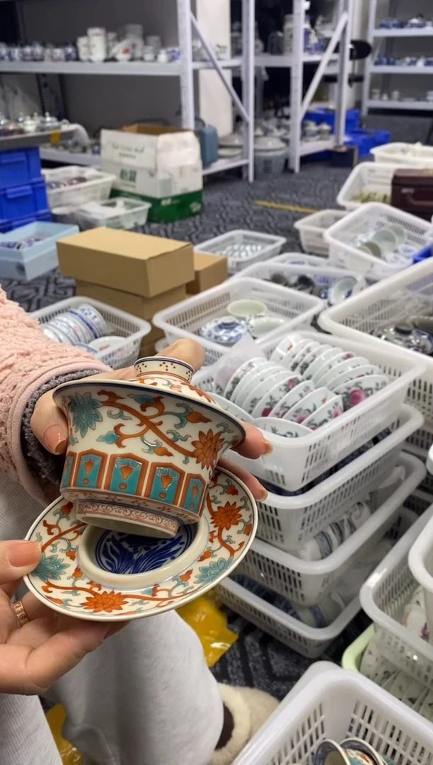 摆件陶景德陶瓷茶具容量约150