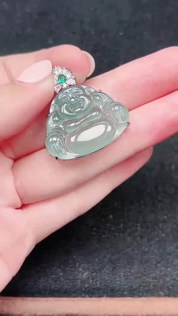 颈饰未镶嵌翡翠天然A货翡翠