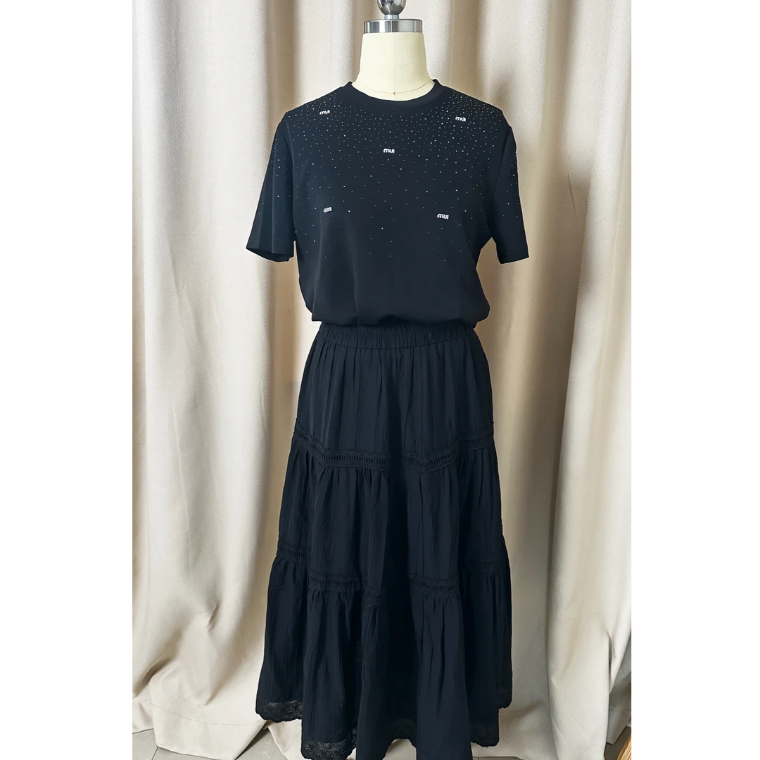 SUSU素雅-气质钻T显瘦百搭轻奢