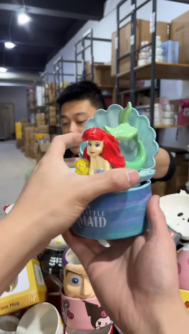【闪购商品】杯陶瓷美人鱼首饰盒
