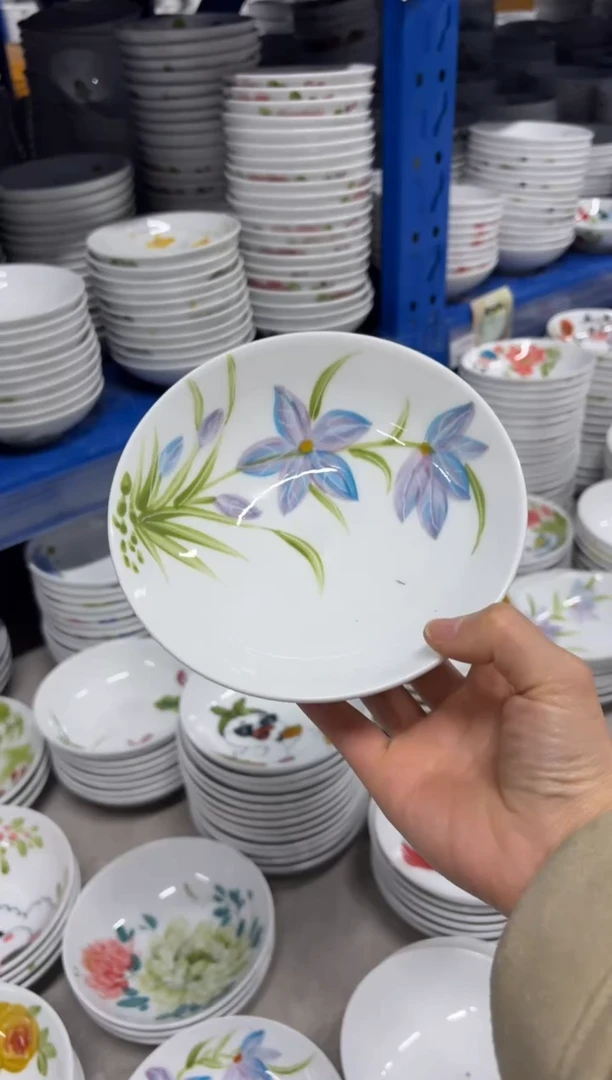 景德镇手绘釉中彩（食品级）小胖碗