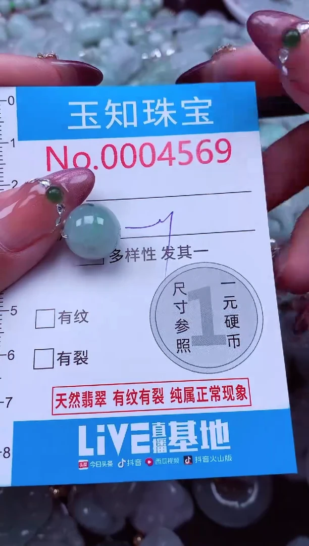 吊坠(不含链)未镶嵌翡翠4569