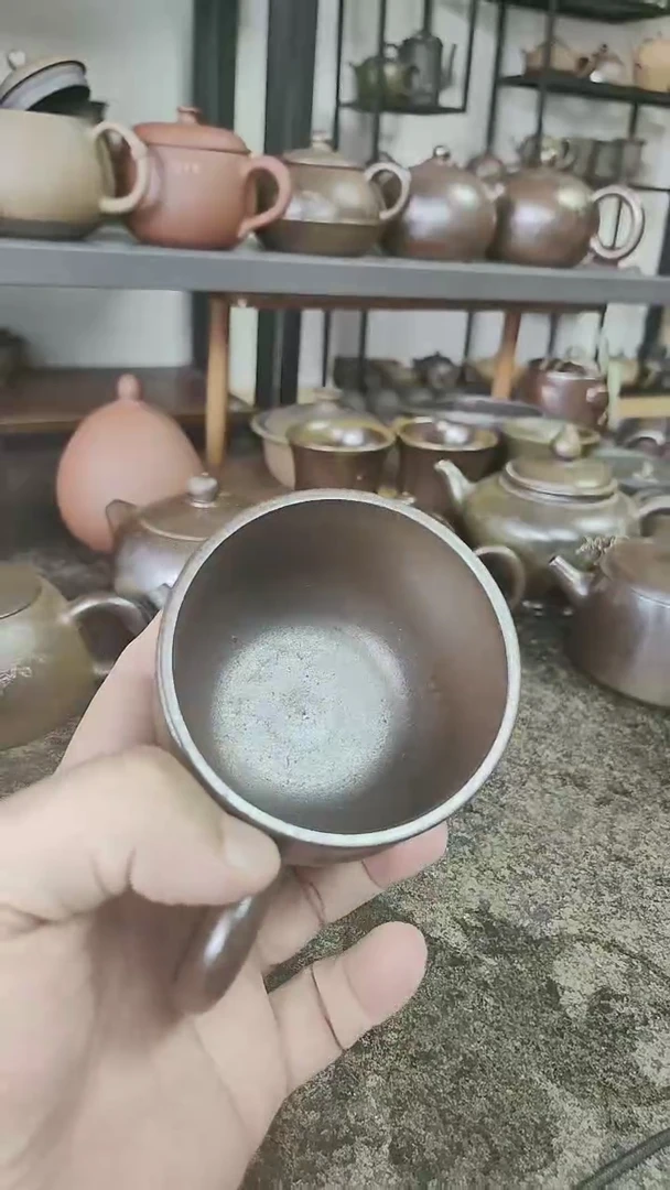 带把茶杯 咖啡杯 180毫升 柴烧