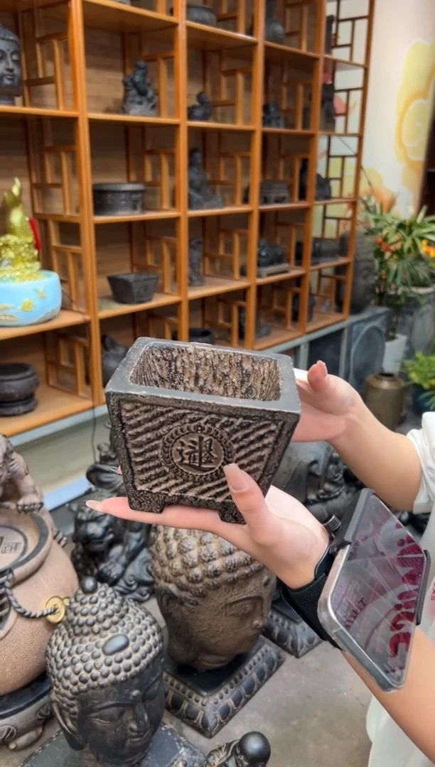 陶土【火山泥】日进斗金盆