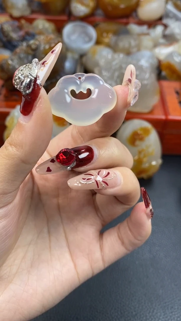 【闪购商品】玛瑙/玉髓挂件未镶嵌1