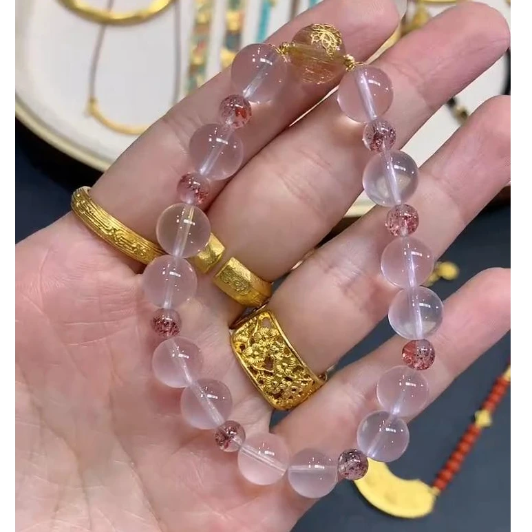 水晶手串-18K金-约卡9mm-YL34-BK|BSJ3