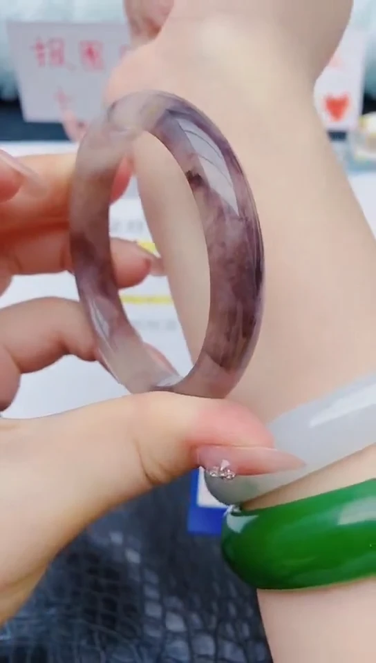 石英质玉手镯未镶嵌x36+57-58