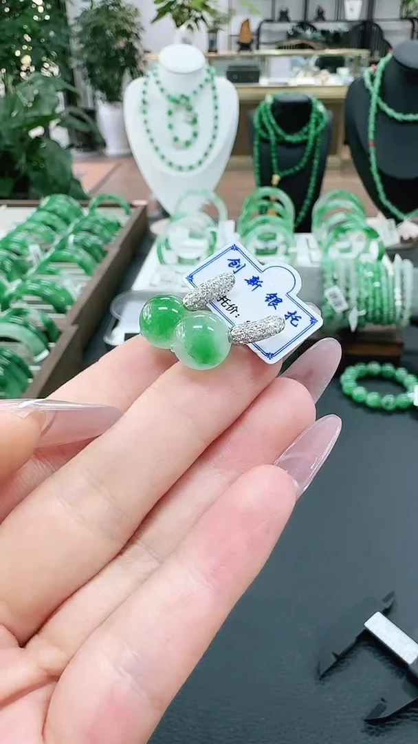 未镶嵌1石英质玉（非洲翠）/1649