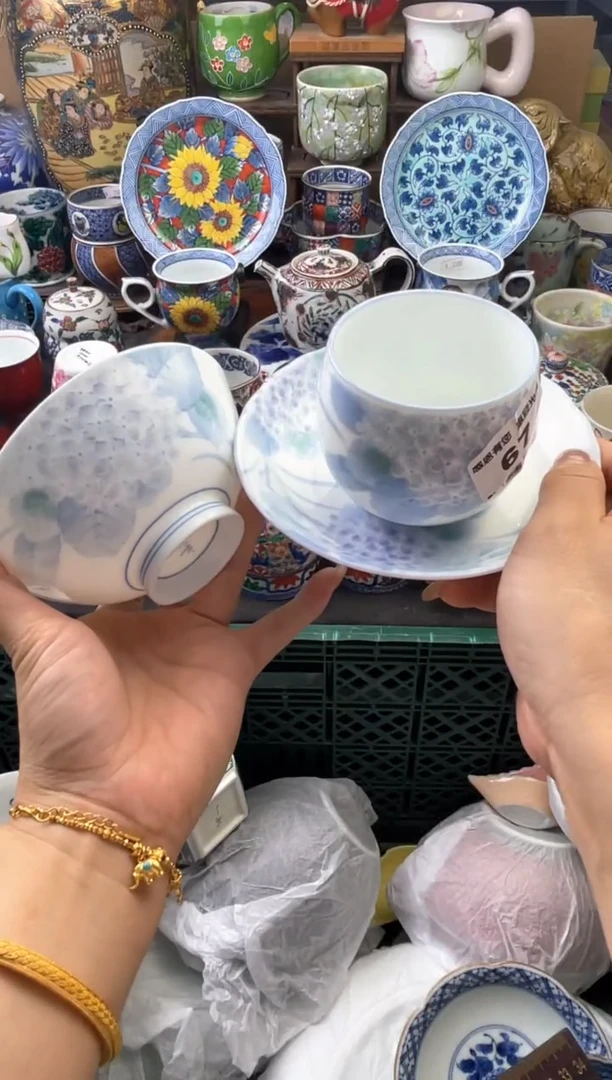 瓷片旷*67号六六工艺品瓷器